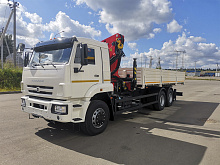 Бортовой КАМАЗ 65117 с КМУ Palfinger INMAN IM 320  (ЕВРО 5) новый