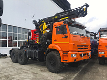 Седельный тягач КАМАЗ 43118 с ГМУ VM10-74 (Велмаш ВМ10-74)  (ЕВРО 5) новый