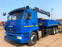 Бортовой КАМАЗ 65117 с КМУ HIAB 160TM-6 (ЕВРО 5) новый