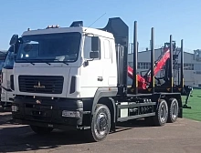 Сортиментовоз МАЗ 61C505 c ГМУ ВМ10-86 на шасси 6312С9-8575-012 ЕВРО 5 (новый)