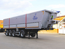 Полуприцеп зерновоз самосвальный ТОНАР 9599 50 м3 Алюминиевый с дополнительной боковой разгрузкой но