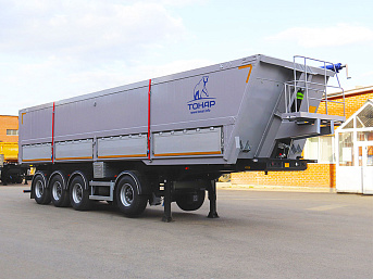 Полуприцеп зерновоз самосвальный ТОНАР 9599 50 м3 Алюминиевый с дополнительной боковой разгрузкой но