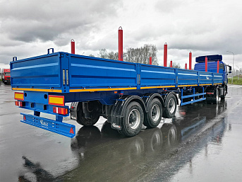 Полуприцеп бортовой ЧМЗАП 9906.4 П34-01 (с кониками и фитингами) новый