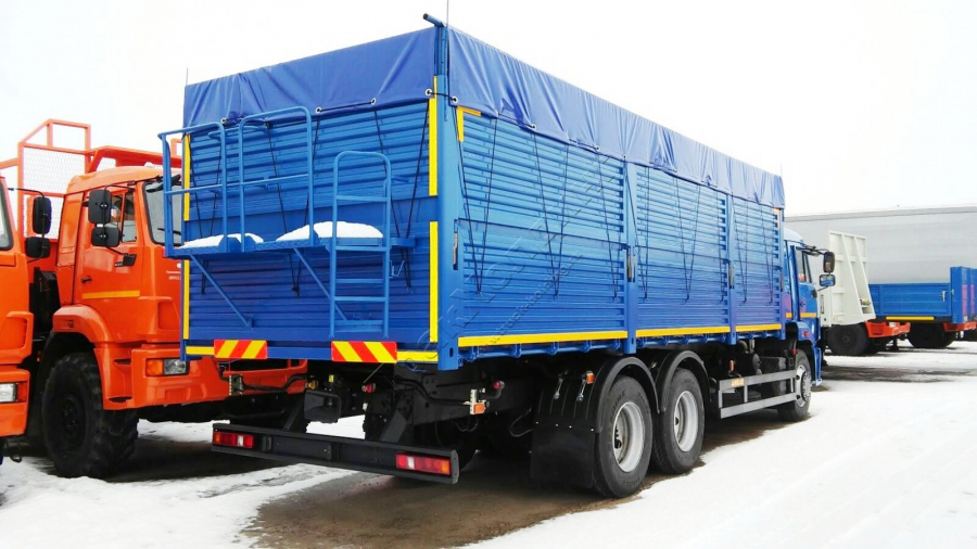 Бортовой КАМАЗ-6387-01 зерновоз