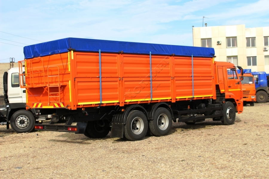 Бортовой КАМАЗ-6387-01 зерновоз