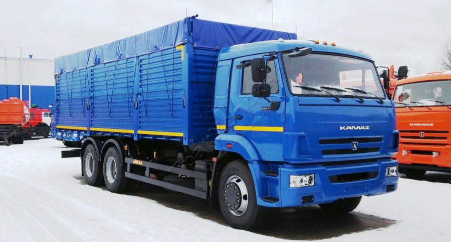 Бортовой КАМАЗ-6387-01 зерновоз