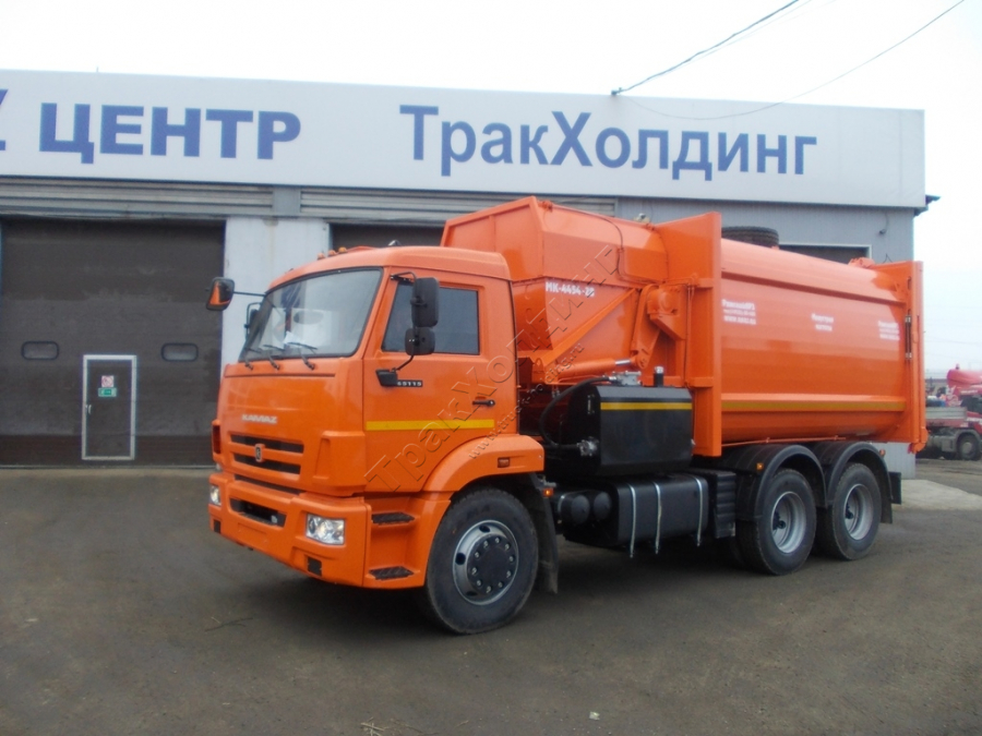 Мусоровоз с боковой загрузкой МК-4554-08 на шасси КАМАЗ 65115 (ЕВРО 5) новый