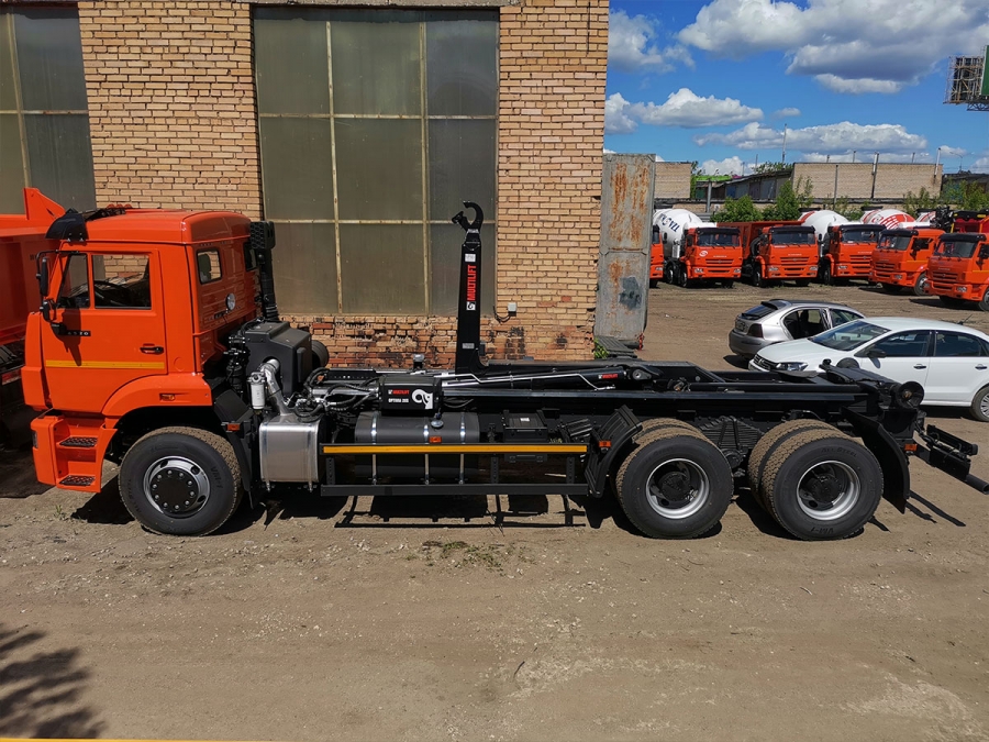 Мультилифт HIAB Optima 20S59 на шасси КАМАЗ 6520 (ЕВРО 5) новый