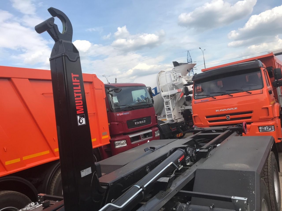 Мультилифт HIAB Mutilift Optima 20S59 на шасси МАЗ 6312C9 (ЕВРО 5) новый