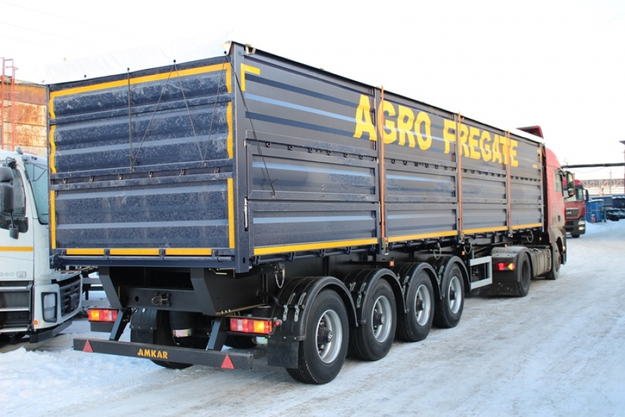 Полуприцеп зерновоз самосвальный Автомастер AMKAR-AM9560-31FS 60 м3 новый