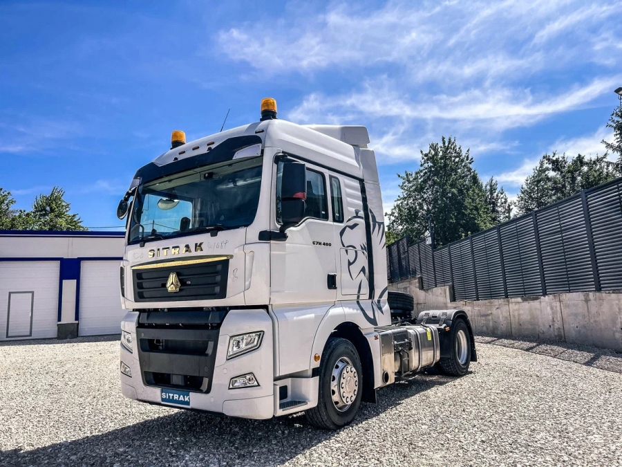 Седельный тягач SITRAK C7H (ADR), (4x2) 480 л.с. АКПП+РЕТ+КОМ, ПНЕВМА G(P), 1150 (ЕВРО-5)