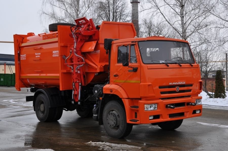 Мусоровоз с боковой загрузкой МК-4554-06 на шасси КАМАЗ 53605 (ЕВРО-5) новый