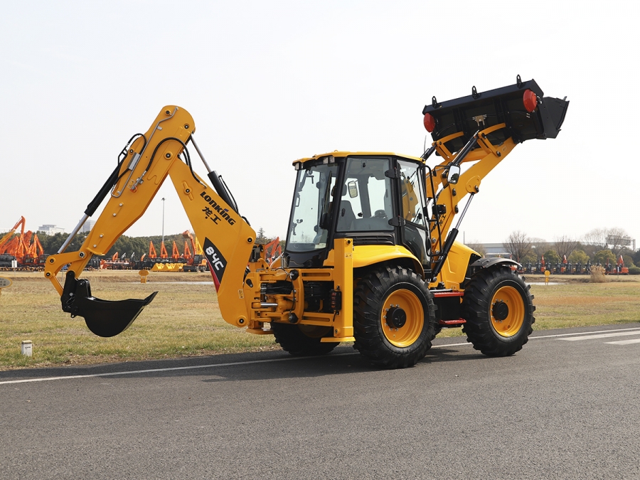 Экскаватор-погрузчик Lonking 84C (CARRARO) равноколесный