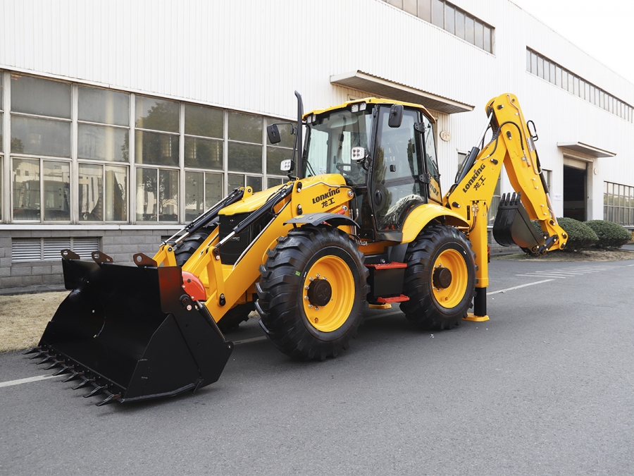 Экскаватор-погрузчик Lonking 84C (CARRARO) равноколесный