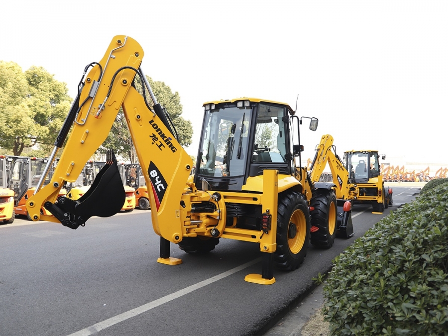 Экскаватор-погрузчик Lonking 84C (CARRARO) равноколесный