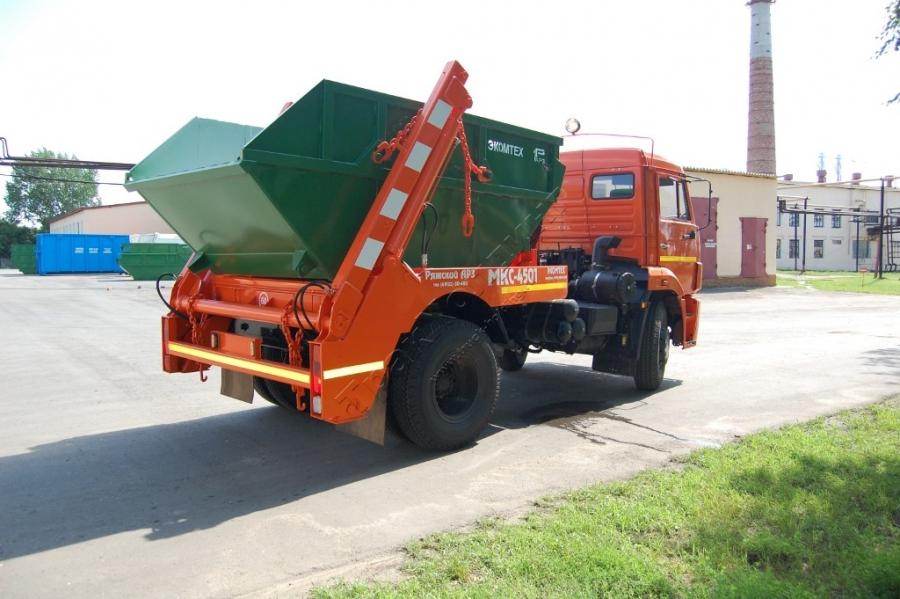 Мусоровоз контейнерный МК-4412-01 (МБС-4401-01, МКС-4501)