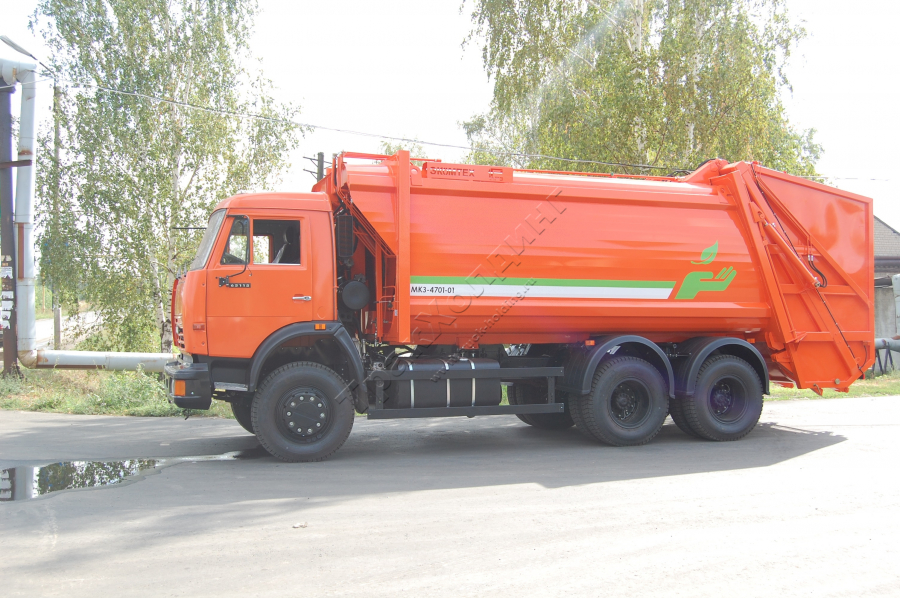 Мусоровоз с задней загрузкой МКЗ-4701