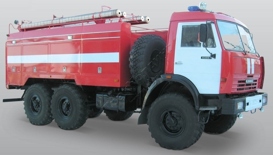 Пожарная автоцистерна АЦ-6,0-40 (КамАЗ-5350)
