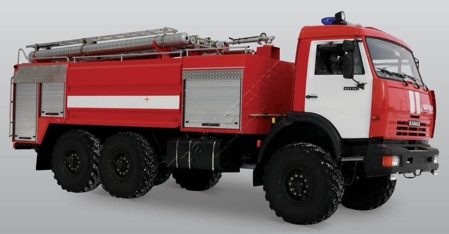 Пожарная автоцистерна с элементами пенного тушения АЦ-7,0-40 (КамАЗ-43118)-23ВР.1
