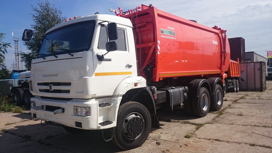 Мусоровоз с боковой загрузкой КО-440-6 на шасси КАМАЗ 65111 (ЕВРО 5) новый