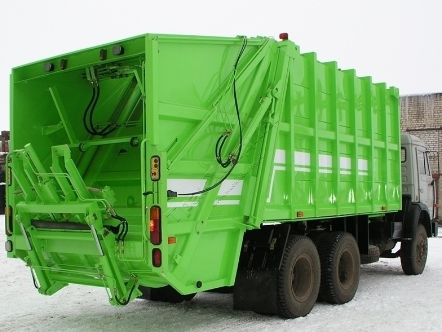 МКЗ-4701 (МКЗ-4801, МКЗ-44001) - мусоровозы с задней загрузкой