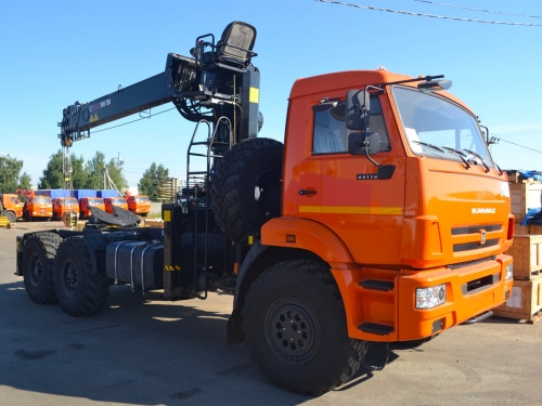 Седельный тягач КАМАЗ 43118 с КМУ HIAB 190TM-6 (ЕВРО 5) новый