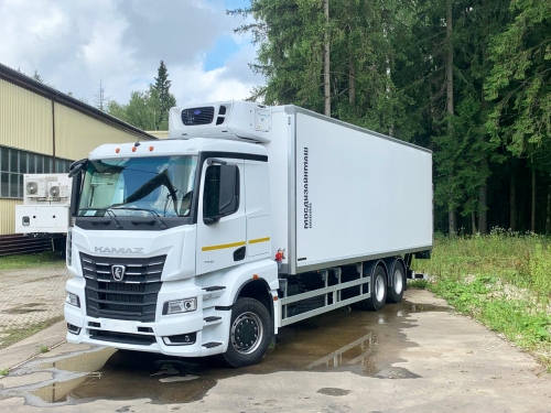Фургон рефрижератор на шасси КАМАЗ 65658 К5 с ХОУ Carrier Supra 850S (ЕВРО 5) новый       