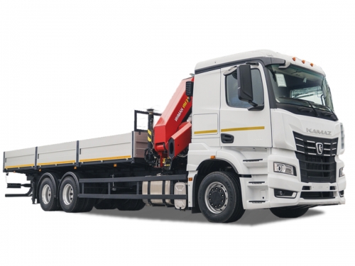 Бортовой КАМАЗ 65658 с КМУ Palfinger INMAN 320C поколение К5 (ЕВРО 5) новый
