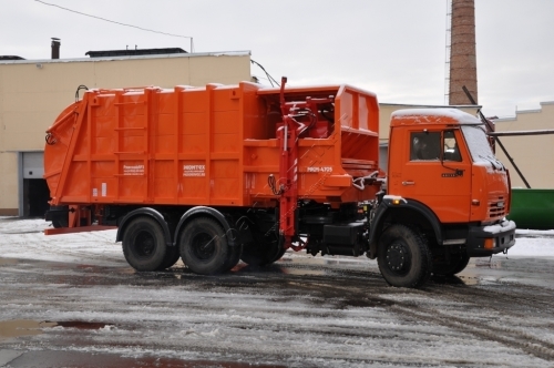 Мусоровоз с боковой загрузкой МК-4553-08 на шасси КАМАЗ 65115 (ЕВРО 5) новый