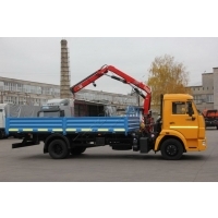 Бортовой КАМАЗ 4308-3063-28 с КМУ FASSI F65B022