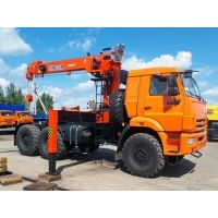 Седельный тягач КАМАЗ 43118 с КМУ Kanglim KS1256G-II TOP (ЕВРО 5) новый