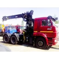 Седельный тягач КАМАЗ 65116 с КМУ HIAB 190TM-6 (ЕВРО 5) новый