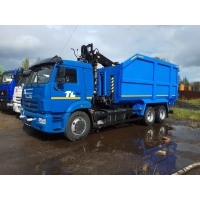 Ломовоз (металловоз) с ГМУ VM10L74M на шасси КАМАЗ 65115 ТрансЛес (ЕВРО 5) новый