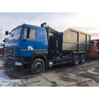 Ломовоз на шасси МАЗ 6312C5 с манипулятором VM10L74M ТрансЛес (ЕВРО 5) новый