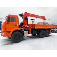 Бортовой КАМАЗ 43118 с КМУ Kanglim KS2056H (ЕВРО 5) новый