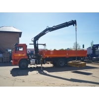 Бортовой КАМАЗ 65115 с КМУ HIAB X-CL 16B-2 (ЕВРО 5) новый