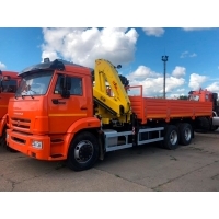 Бортовой КАМАЗ 65115 с КМУ HYVA HB150 E2 или HB152 E2 (ЕВРО 5) новый