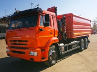 Самосвал КАМАЗ 65115 с КМУ FASSI F155A.0.22