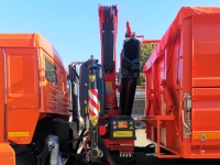 Самосвал КАМАЗ 65115 с КМУ FASSI F155A.0.22