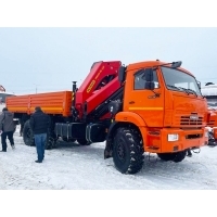 Бортовой КАМАЗ 43118 с КМУ Palfinger INMAN IM 320 (ЕВРО 5) новый