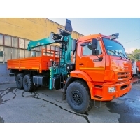 Бортовой КАМАЗ 43118 с КМУ HKTC HLC-8016 (ЕВРО 5) новый