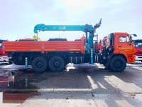 Бортовой КАМАЗ 43118 с КМУ HKTC HLC-8016 (ЕВРО 5) новый