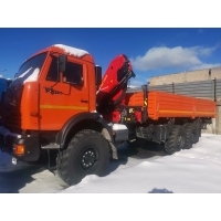 Бортовой КАМАЗ 43118 с КМУ Palfinger INMAN IM 150N (ЕВРО 2) новый