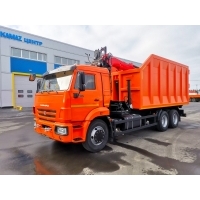 Ломовоз (металловоз) на шасси КАМАЗ 65115-56 с ГМУ ВЕЛМАШ ВМ10-74М кузов САТ (ЕВРО 5) новый