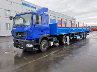 Полуприцеп бортовой ЧМЗАП 9906.4 П34-01 (с кониками и фитингами) новый