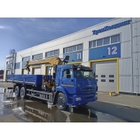 Бортовой КАМАЗ 65117 с КМУ XCMG SQS 250RU-5 (ЕВРО 5) новый