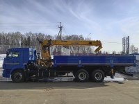 Бортовой КАМАЗ 65117 с КМУ XCMG SQS 250RU-5 (ЕВРО 5) новый