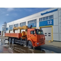 Бортовой КАМАЗ 65117 с КМУ XCMG SQS 200-6 (ЕВРО 5) новый