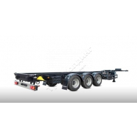 Низкорамный полуприцеп-контейнеровоз МАНАК-АВТО 946834 с 6 фитинговыми балками