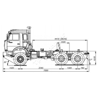 Шасси КАМАЗ 6426